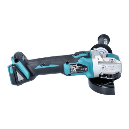 Makita DGA 521 M1X1 Meuleuse d'angle sur batterie 18 V 125 mm X-LOCK Brushless + 1x batterie 4,0 Ah - sans chargeur