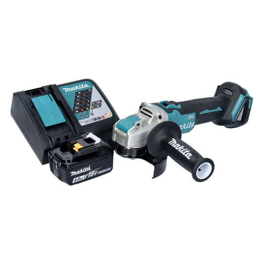 Makita DGA 521 RM1X1 Meuleuse d'angle sur batterie 18 V 125 mm X-LOCK brushless + 1x batterie 4,0 Ah + chargeur