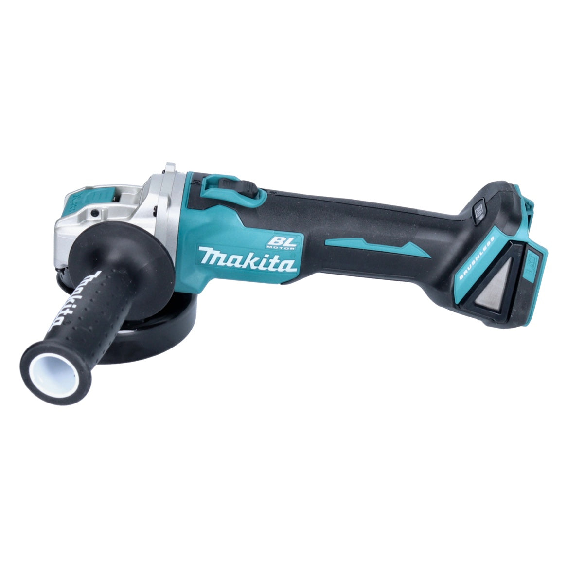 Makita DGA 521 RMX1 Akku Winkelschleifer 18 V 125 mm X-LOCK Brushless + 2x Akku 4,0 Ah + Ladegerät