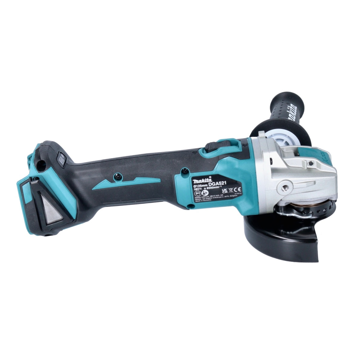 Makita DGA 521 RMX1 Akku Winkelschleifer 18 V 125 mm X-LOCK Brushless + 2x Akku 4,0 Ah + Ladegerät