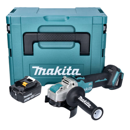 Makita DGA 521 F1X1J Meuleuse d'angle sur batterie 18 V 125 mm X-LOCK Brushless + 1x batterie 3,0 Ah + Makpac - sans chargeur