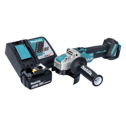 Makita DGA 521 RG1X1 Meuleuse d'angle sur batterie 18 V 125 mm X-LOCK brushless + 1x batterie 6,0 Ah + chargeur