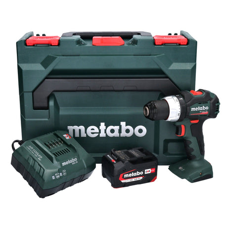 Metabo BS 18 LT BL perceuse-visseuse sans fil 18 V 75 Nm sans balais + 1x batterie 4,0 Ah + chargeur + métaBOX