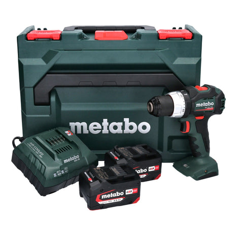 Metabo BS 18 LT BL perceuse-visseuse sans fil 18 V 75 Nm sans balais + 2x batterie 4,0 Ah + chargeur + métaBOX