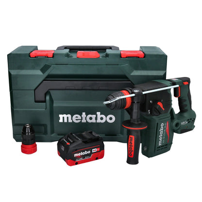 Metabo KH 18 LTX BL 24 Q marteau combiné à batterie 18 V 2,2 J + 1x batterie 8,0 Ah + metaBOX - sans chargeur