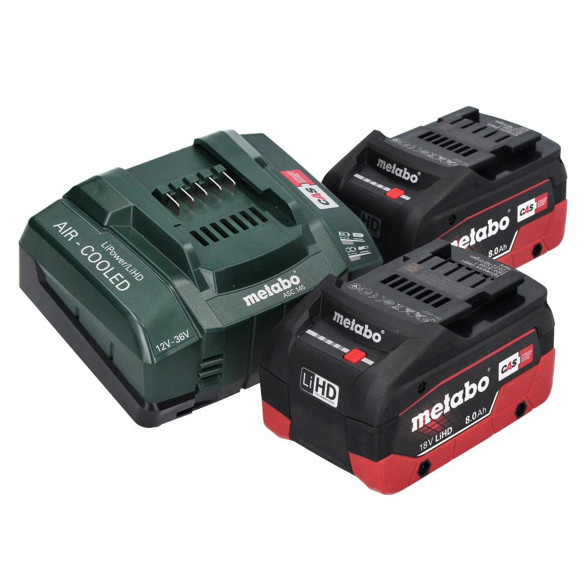 Metabo KH 18 LTX BL 24 Q Akku Kombihammer 18 V 2,2 J + 2x Akku 8,0 Ah + Ladegerät + metaBOX