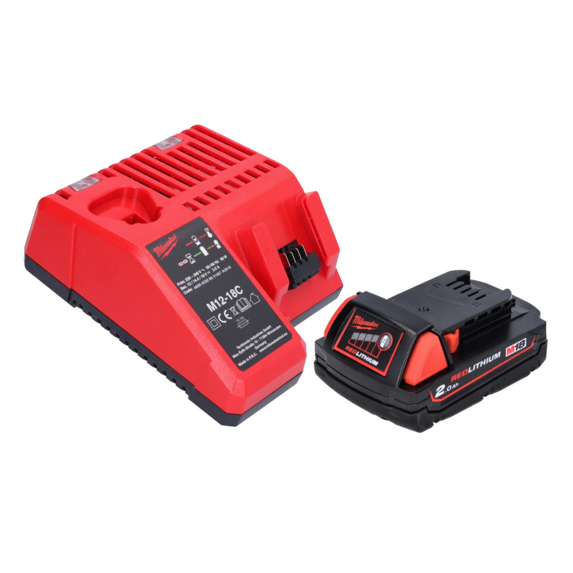 Milwaukee M18 BPD Akku Schlagbohrschrauber 18 V 60 Nm + 1x Akku 2,0 Ah + Ladegerät