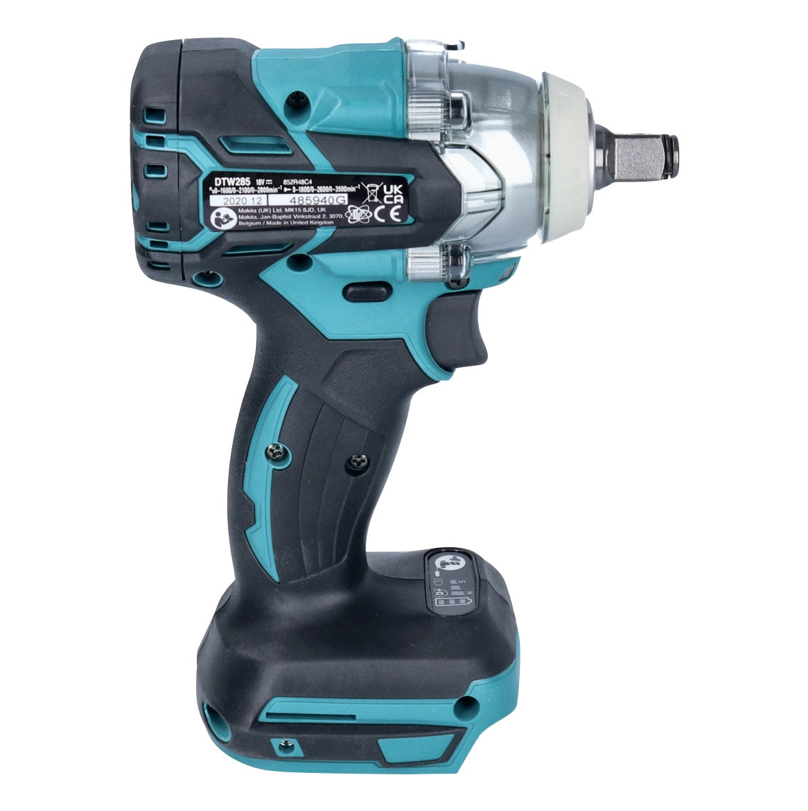 Makita DTW 285 A1 Akku Schlagschrauber 18 V 280 Nm 1/2" Brushless + 1x Akku 2,0 Ah - ohne Ladegerät