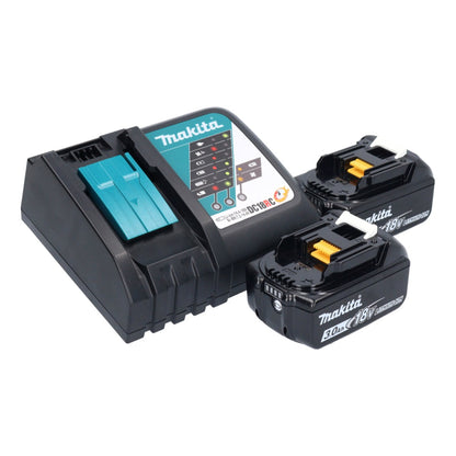 Makita DTW 285 RF clé à chocs sans fil 18 V 280 Nm 1/2" sans balai + 2x batteries 3,0 Ah + chargeur