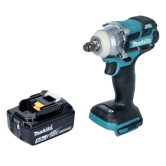 Makita DTW 285 T1 clé à chocs sans fil 18 V 280 Nm 1/2" sans balais + 1x batterie 5,0 Ah - sans chargeur