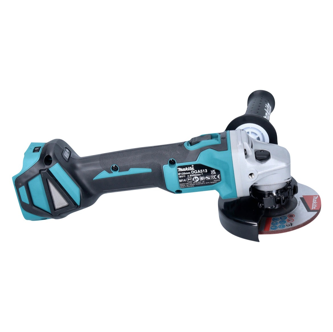 Makita DGA 513 RF Akku Winkelschleifer 18 V 125 mm Brushless + 2x Akku 3,0 Ah + Ladegerät