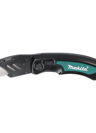 Makita P-90582 Klappmesser blau schwarz mit Schnellwechselmechanismus und Verriegelung - Toolbrothers