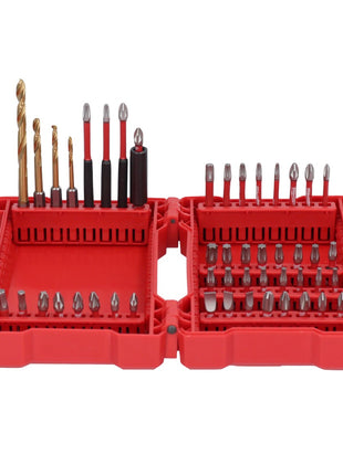 Milwaukee Shockwave Bit und Bohrer Set 1/4" 49 tlg. ( 4932472057 ) Schlagfest für Schlagschrauber - Toolbrothers