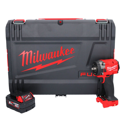 Milwaukee M18 FIW2F38-501X Akku Schlagschrauber 18 V 339 Nm 3/8 " Brushless + 1x Akku 5,0 Ah + HD Box - ohne Ladegerät