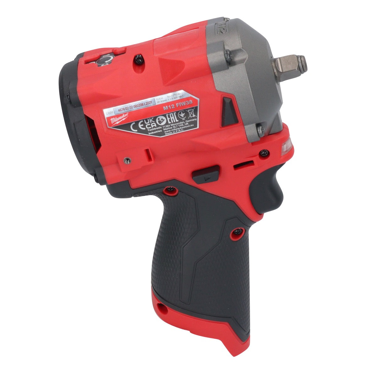 Clé à chocs sans fil Milwaukee M12 FIW38-201C 12 V 339 Nm 3/8" sans balai + 1x batterie 2,0 Ah + chargeur