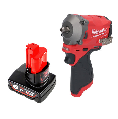 Milwaukee M12 FIW38-601 Akku Schlagschrauber 12 V 339 Nm 3/8" Brushless + 1x Akku 6,0 Ah - ohne Ladegerät - Toolbrothers