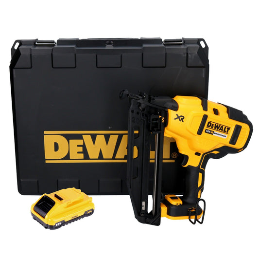 Cloueur à batterie DeWalt DCN 660 N 18V 32-63 mm sans balais + 1x batterie 3,0 Ah + coffret - sans chargeur