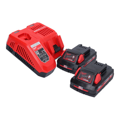 Milwaukee M18 FSAG125X-302X Akku Winkelschleifer 18 V 125 mm Brushless + 2x Akku 3,0 Ah + Ladegerät + HD Box