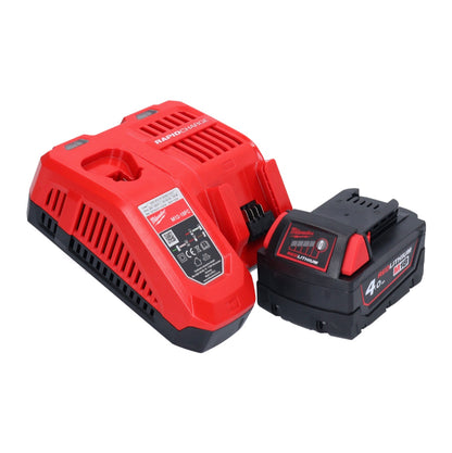 Meuleuse d'angle sur batterie Milwaukee M18 FSAG125X-401X 18 V 125 mm brushless + 1x batterie 4,0 Ah + chargeur + boîtier HD