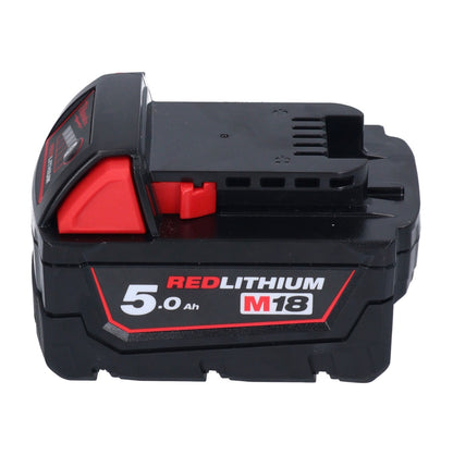 Meuleuse d'angle sur batterie Milwaukee M18 FSAG125X-501X 18 V 125 mm sans balais + 1x batterie 5,0 Ah + boîtier HD - sans chargeur