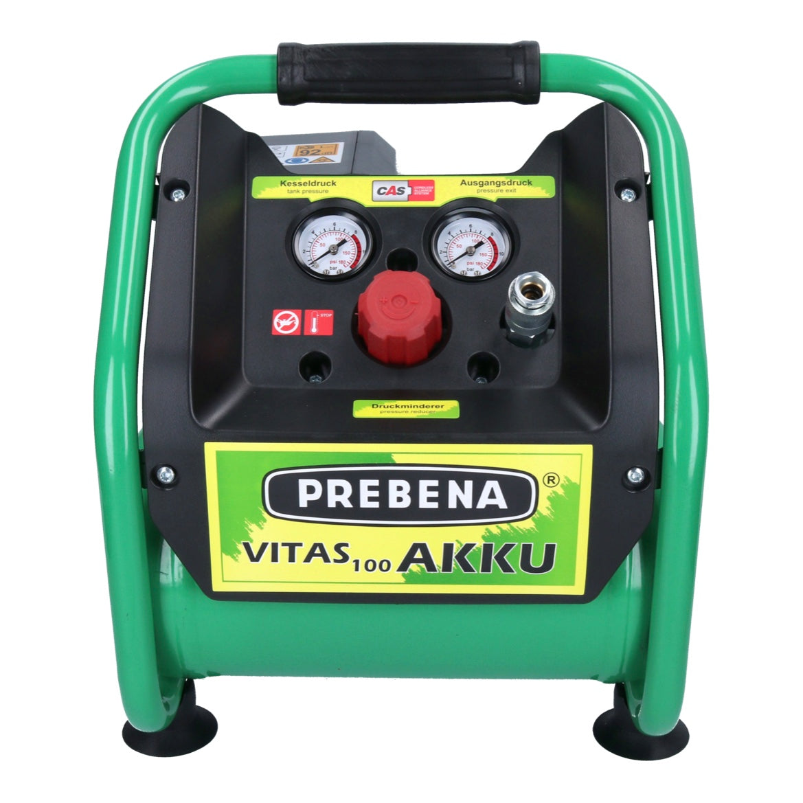 Prebena VITAS 100-AKKU Kompressor 18 V 5 l 8 bar CAS Brushless + 1x Akku 5,5 Ah - ohne Ladegerät - Toolbrothers