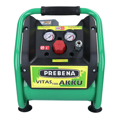 Prebena VITAS 100-AKKU Kompressor 18 V 5 l 8 bar CAS Brushless + 1x Akku 5,5 Ah - ohne Ladegerät - Toolbrothers