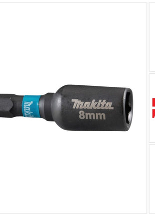 Makita B-66830 Clé à douille SW8 50 mm 1/4" Impact Noir