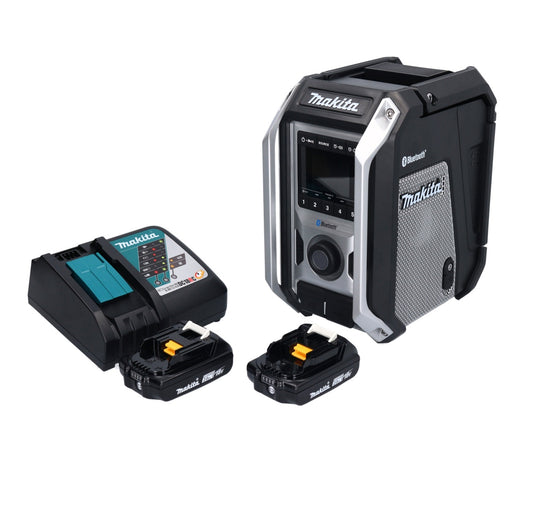 Makita DMR 114 RAB Radio à batterie 12 V - 18 V Bluetooth IP65 + 2x batteries 2,0 Ah + chargeur