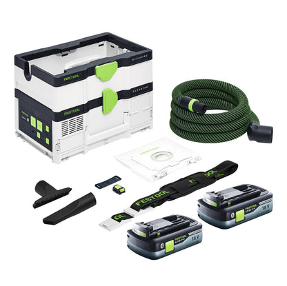 Festool CTLC SYS Akku Absaugmobil 36 V ( 2x 18 V ) Staubkl. L + 2x Akku 4,0 Ah - ohne Ladegerät - Toolbrothers