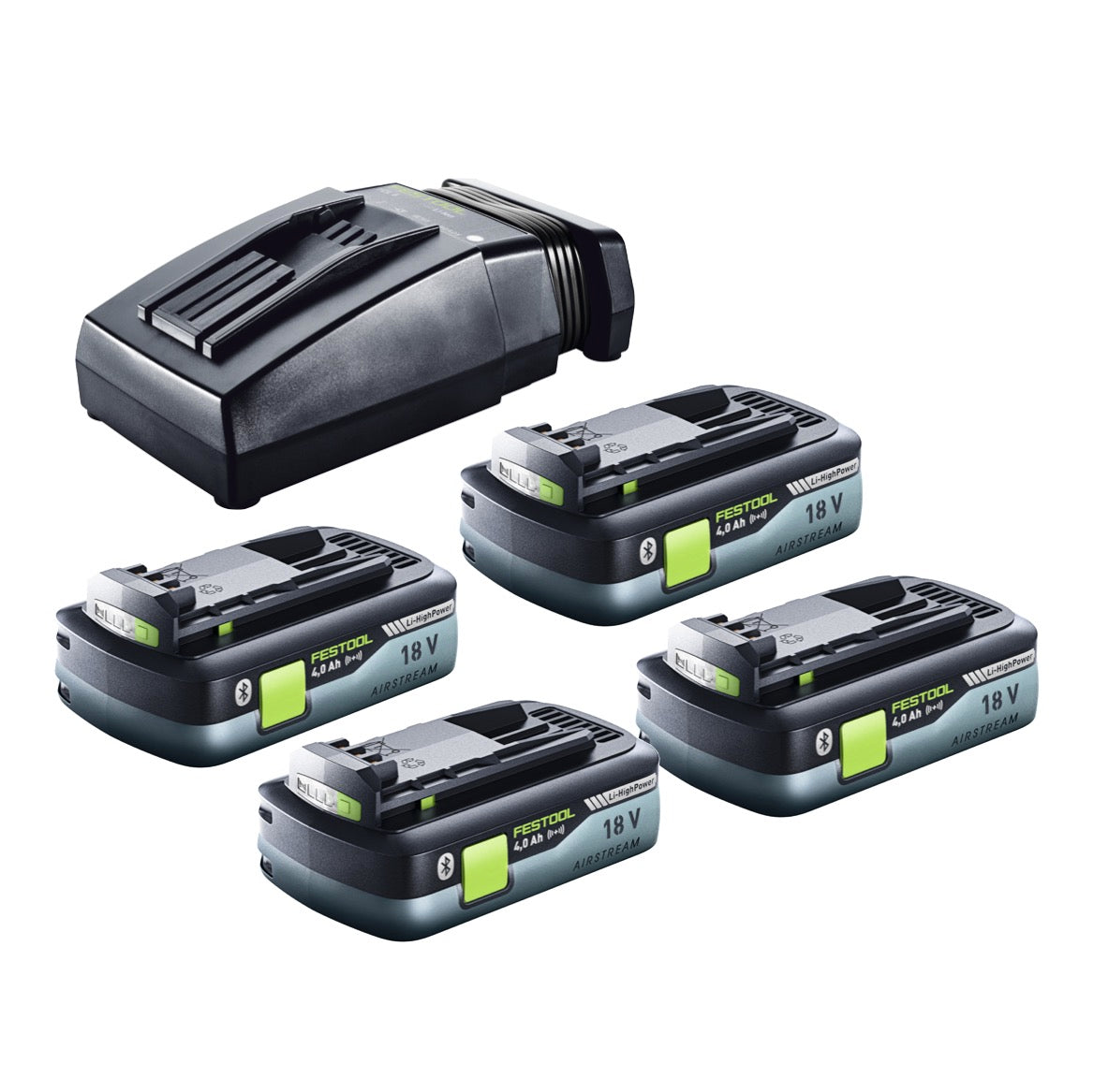 Festool CTLC SYS Akku Absaugmobil 36 V ( 2x 18 V ) Staubkl. L + 4x Akku 4,0 Ah + Ladegerät - Toolbrothers