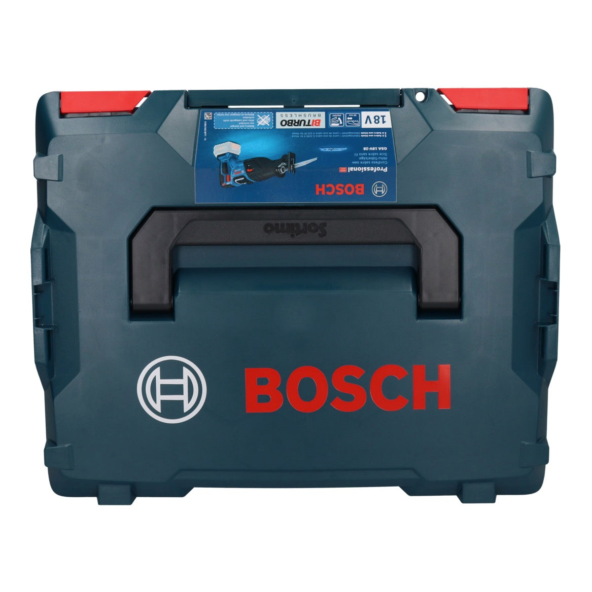 Scie sabre sans fil Bosch GSA 18V-28 18 V (06016C0001) BITURBO Brushless + L-Boxx - sans batterie, sans chargeur