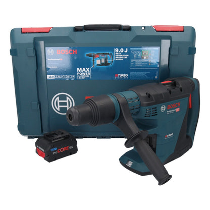 Bosch GBH 18V-40 C Professional Akku Bohrhammer 18 V 9,0 J SDS max BITURBO Brushless + 1x ProCORE Akku 8,0 Ah + XL-BOXX - ohne Ladegerät