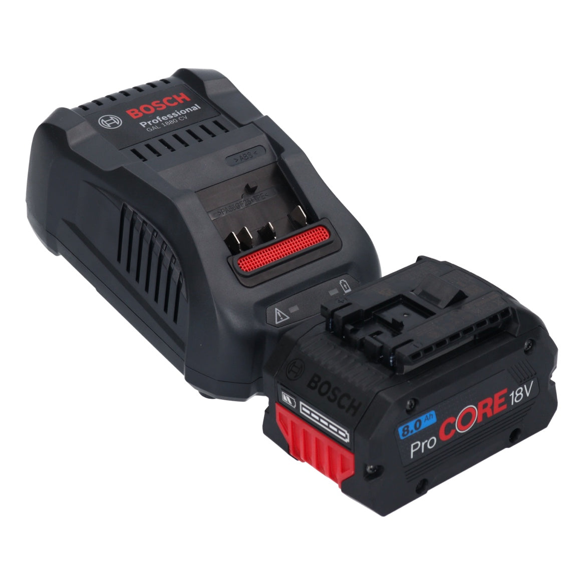 Bosch GBH 18V-40 C Professional Akku Bohrhammer 18 V 9,0 J SDS max BITURBO Brushless + 1x ProCORE Akku 8,0 Ah + Ladegerät + XL-BOXX