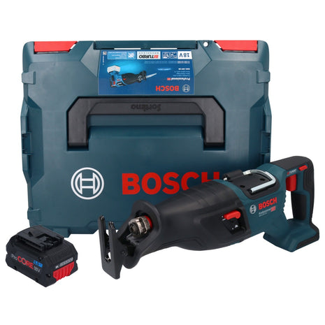 Sierra sable de batería Bosch GSA 18V-28 18 V BITURBO sin escobillas + 1x batería ProCORE 5,5 Ah + L-Boxx - sin cargador