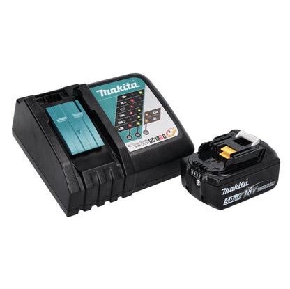 Makita DMR 115 RT1B Akku Baustellenradio 12 V - 18 V Bluetooth DAB+ IP65 Schwarz + 1x Akku 5,0 Ah + Ladegerät - Toolbrothers