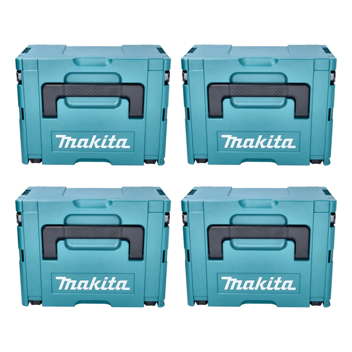 Makita MAKPAC Gr. 3 Kunststoffkoffer 395 x 295 x 215 mm 4 Stk. ( 4x 821551-8 ) - Toolbrothers