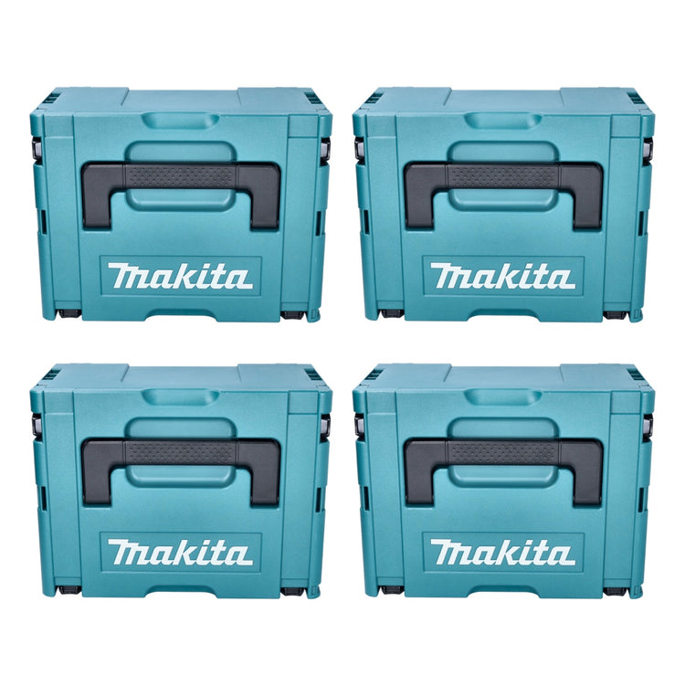 Makita MAKPAC Gr. 3 Kunststoffkoffer 395 x 295 x 215 mm 4 Stk. ( 4x 821551-8 ) - Toolbrothers