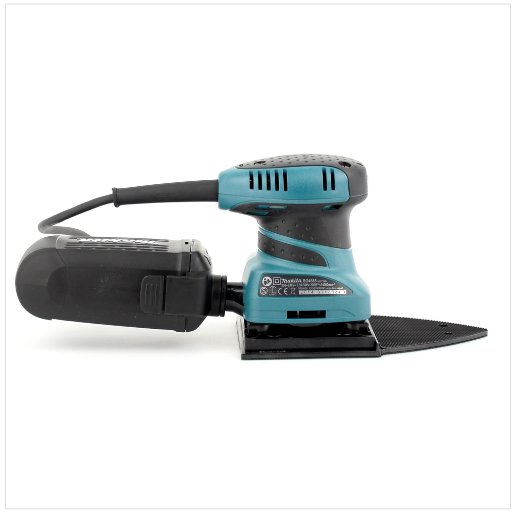 Makita BO 4565 K Schwingschleifer inkl. Schleifpapier-Set 9-tlg. im Transportkoffer - Toolbrothers