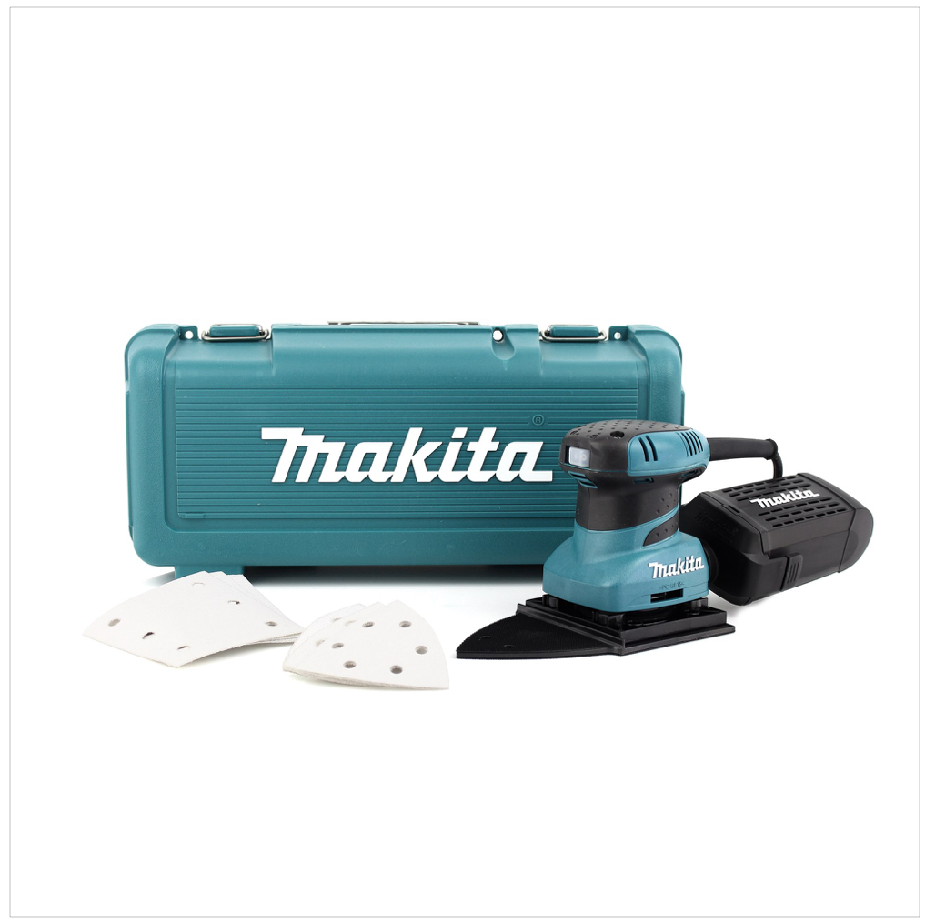 Makita BO 4565 K Schwingschleifer inkl. Schleifpapier-Set 9-tlg. im Transportkoffer - Toolbrothers