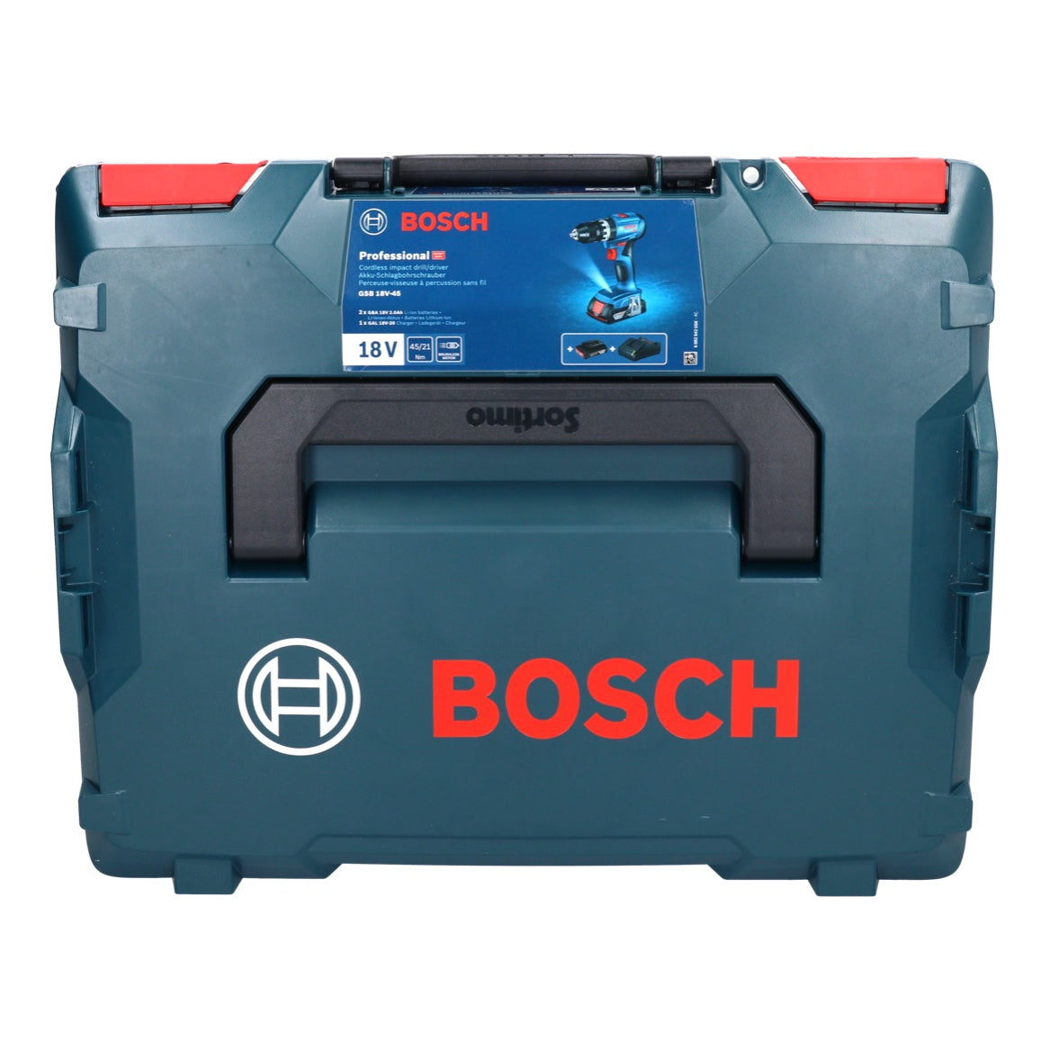 Bosch GSB 18V-45 Akku Schlagbohrschrauber 18 V 45 Nm Brushless + 1x Akku 5,0 Ah + L-Boxx - ohne Ladegerät - Toolbrothers