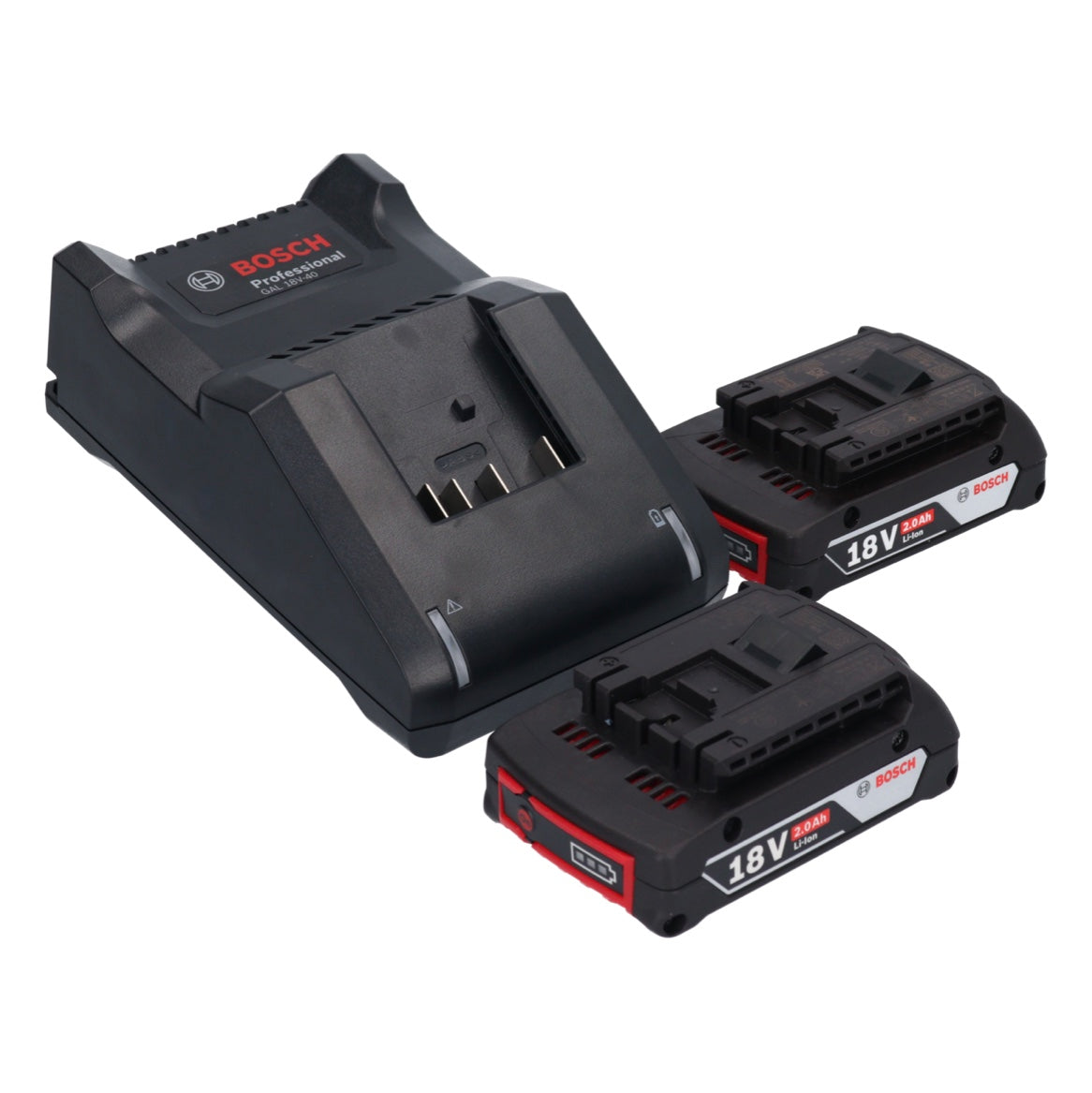 Perceuse-visseuse sans fil Bosch GSR 18V-45 18 V 45 Nm sans balais + 2x batteries 2,0 Ah + chargeur + L-Boxx