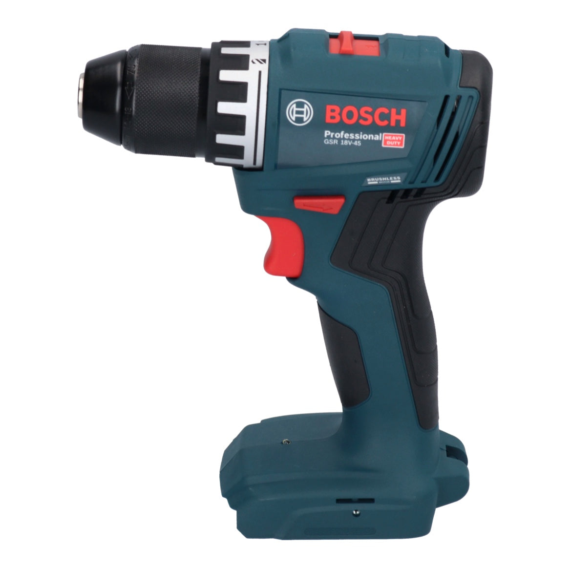 Bosch GSR 18V-45 Akku Bohrschrauber 18 V 45 Nm Brushless + 2x Akku 5,0 Ah + Ladegerät + L-Boxx