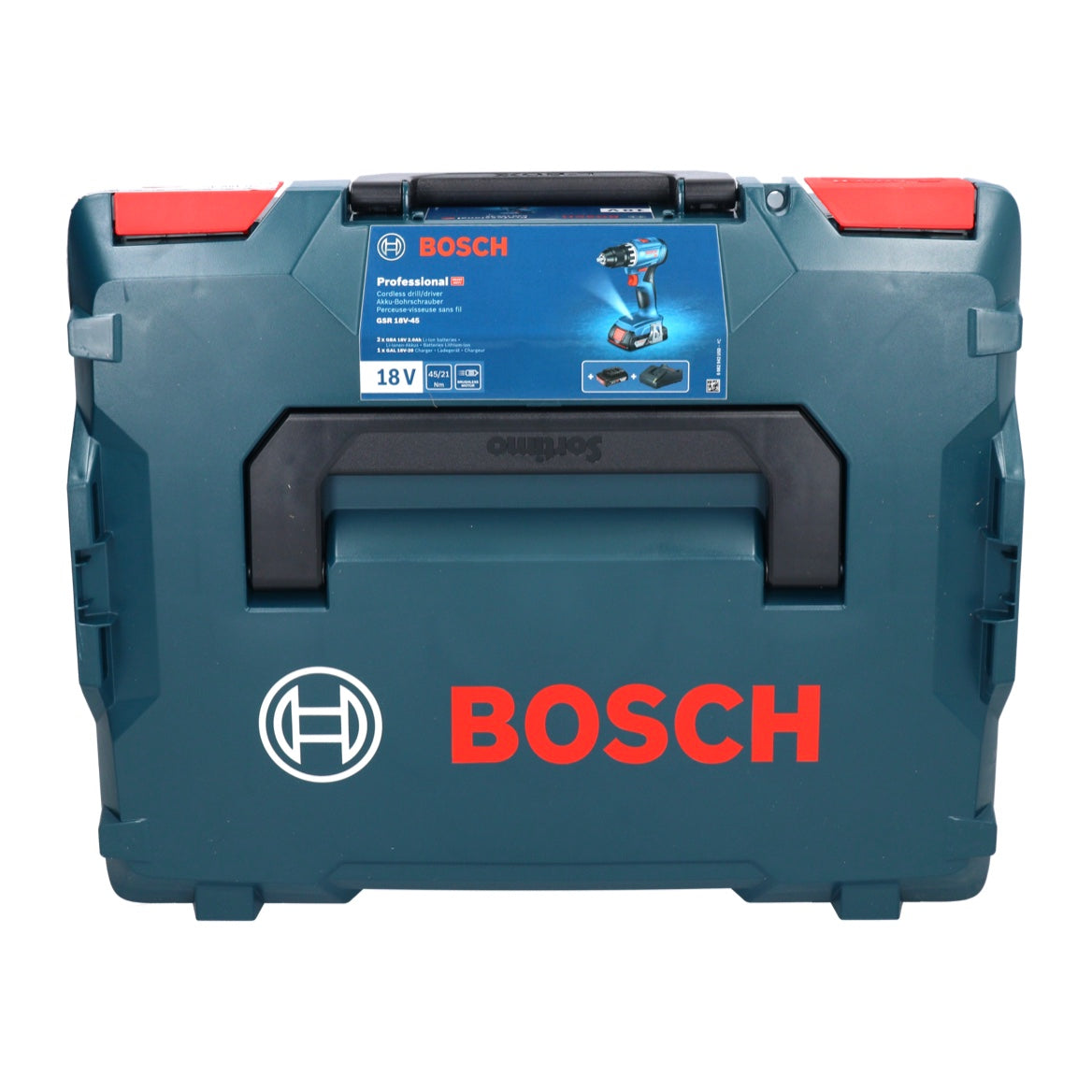 Perceuse-visseuse sans fil Bosch GSR 18V-45 18 V 45 Nm sans balais + 1x batterie ProCORE 4,0 Ah + L-Boxx - sans chargeur