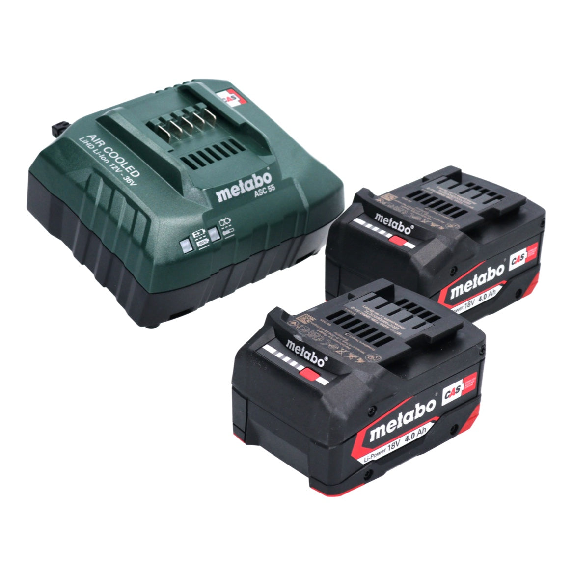 Metabo W 18 L 9-125 Meuleuse d'angle sur batterie Quick 18 V 125 mm + 2x batteries 4,0 Ah + chargeur + métaBOX