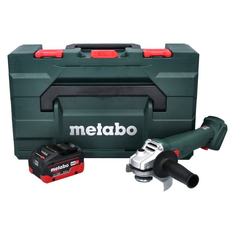 Metabo W 18 L 9-125 Quick Akku Winkelschleifer 18 V 125 mm + 1x Akku 8,0 Ah + metaBOX - ohne Ladegerät - Toolbrothers