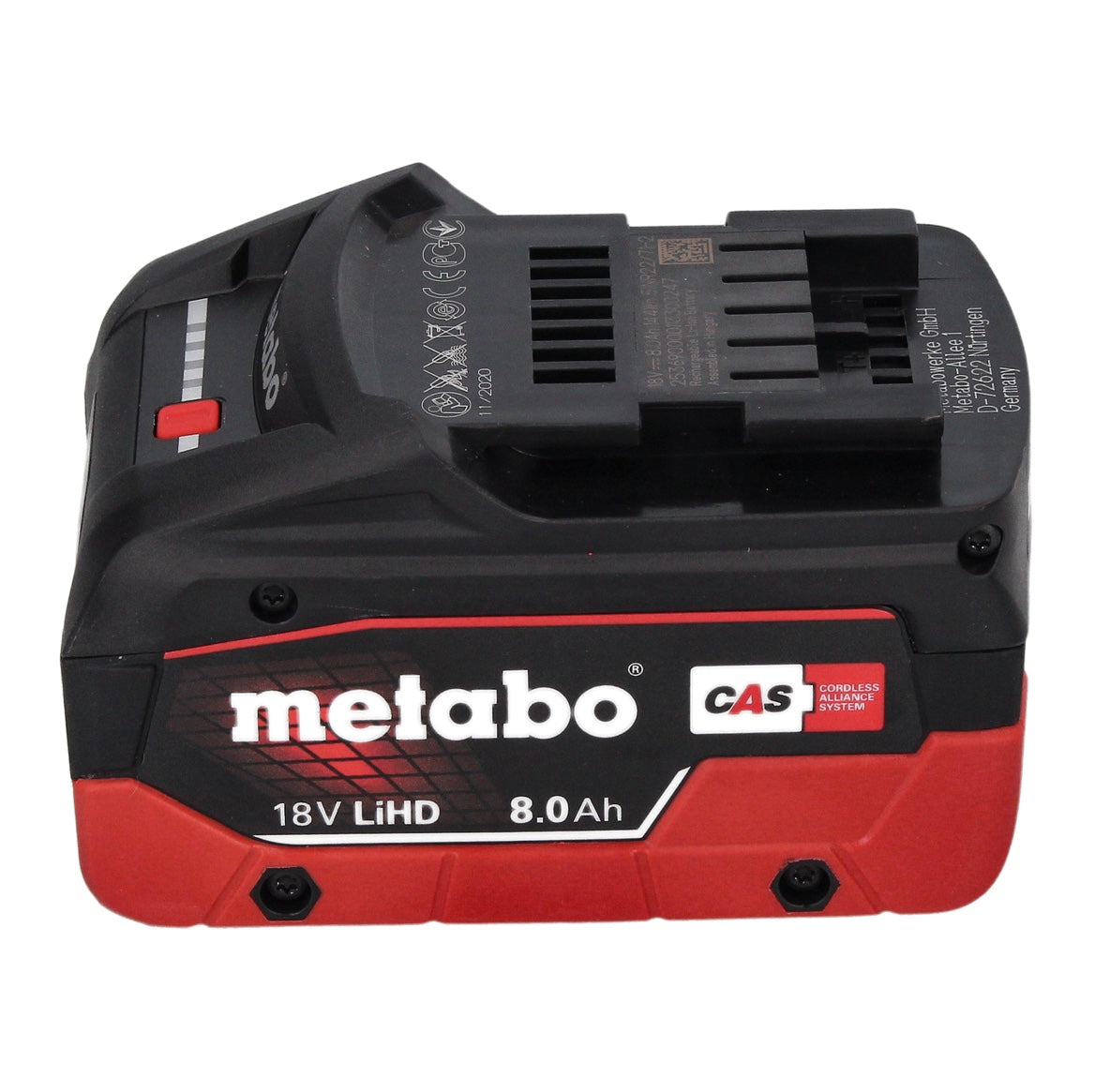 Metabo W 18 L 9-125 Quick Akku Winkelschleifer 18 V 125 mm + 1x Akku 8,0 Ah + metaBOX - ohne Ladegerät - Toolbrothers