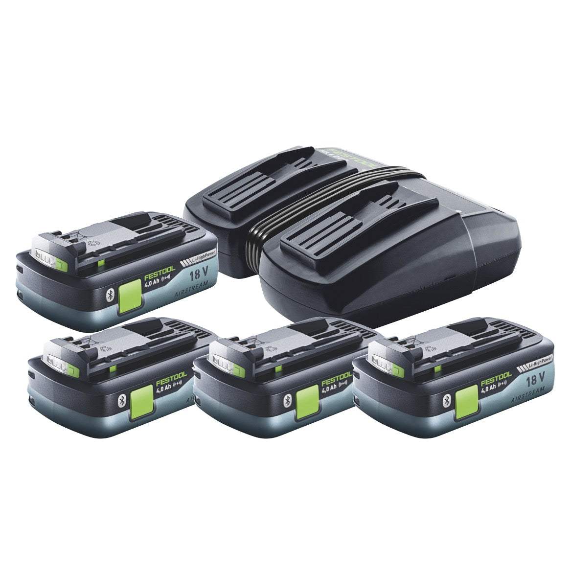 Festool Energie Set SYS 18V 4x4,0/TCL 6 DUO 18 V ( 577104 ) + 4x Akku 4,0 Ah + Ladegerät + Systainer - Toolbrothers