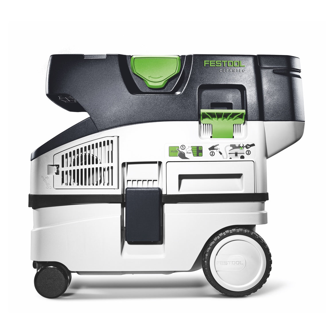 Festool CTLC MINI I-Basic Akku Absaugmobil 36 V ( 2x 18 V ) Staubkl. L + 4x Akku 4,0 Ah + Ladegerät + Systainer - Toolbrothers