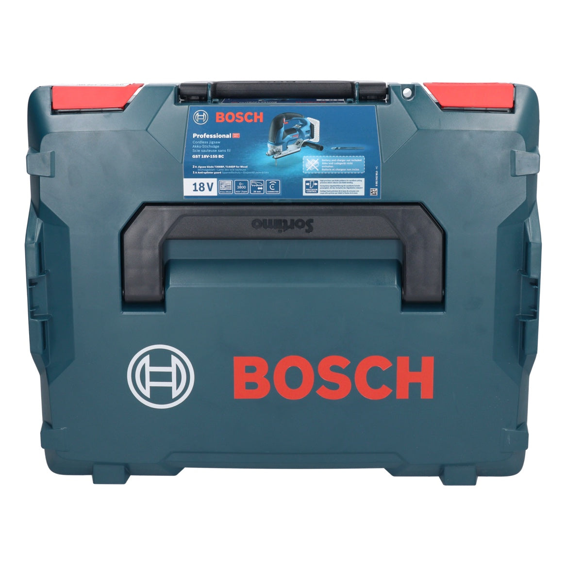 Bosch GST 18V-155 BC Akku Stichsäge 18 V 135 mm Brushless + 2x Akku 5,0 Ah + Ladegerät + L-Boxx - Toolbrothers