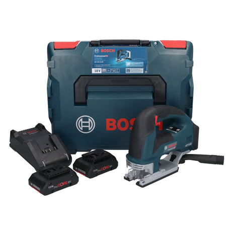 Bosch GST 18V-155 BC Akku Stichsäge 18 V 135 mm ( 06015B1002 ) Brushless + 2x ProCORE Akku 4,0 Ah + Ladegerät + L-Boxx - Toolbrothers